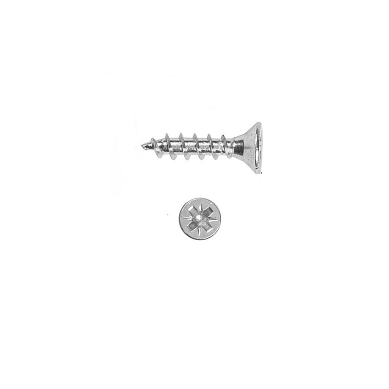 Holzsurub PAL / Lemn, 4.0 x 25, alb-zincat, 100 bucati, Reisser pentru casa si proiecte eficiente