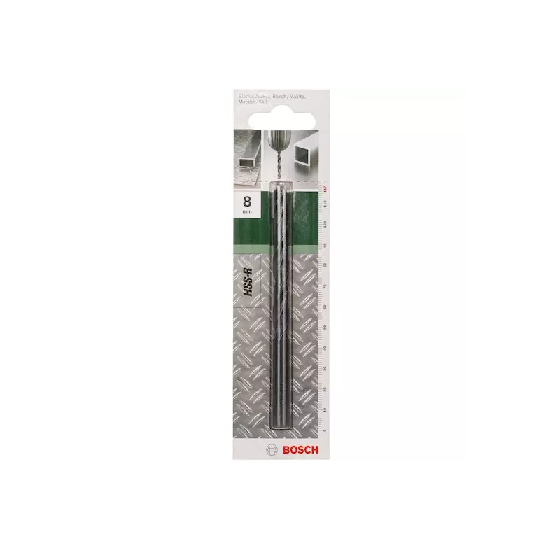 Burghiu Metal HSS-R, DIN 338 8 x 75 x 117 mm, Bosch