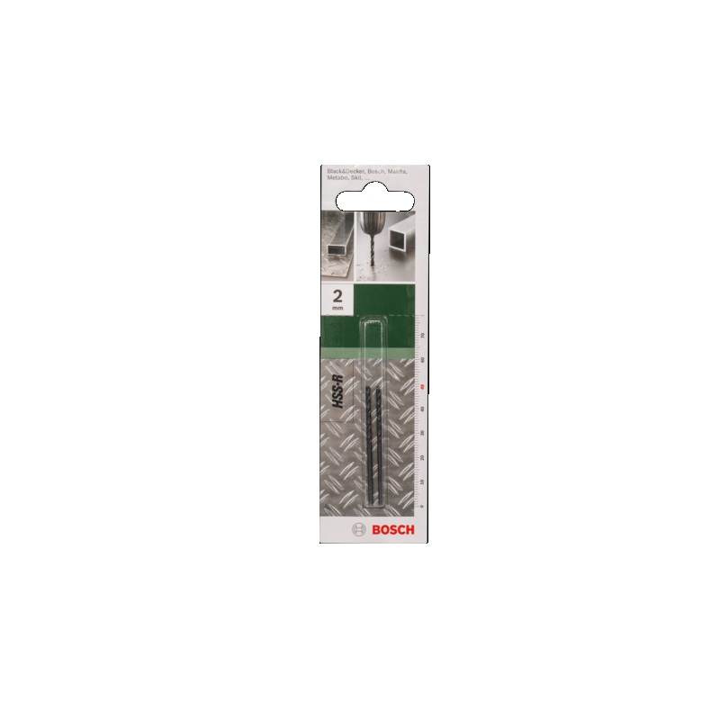 Burghiu Metal HSS-R, DIN 338 2 x 24 x 49 mm, set 2 bucati, Bosch