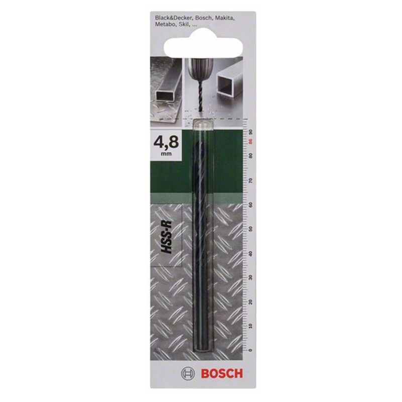 Burghiu Metal HSS-R, DIN 338 4.8 x 52 x 86 mm, Bosch