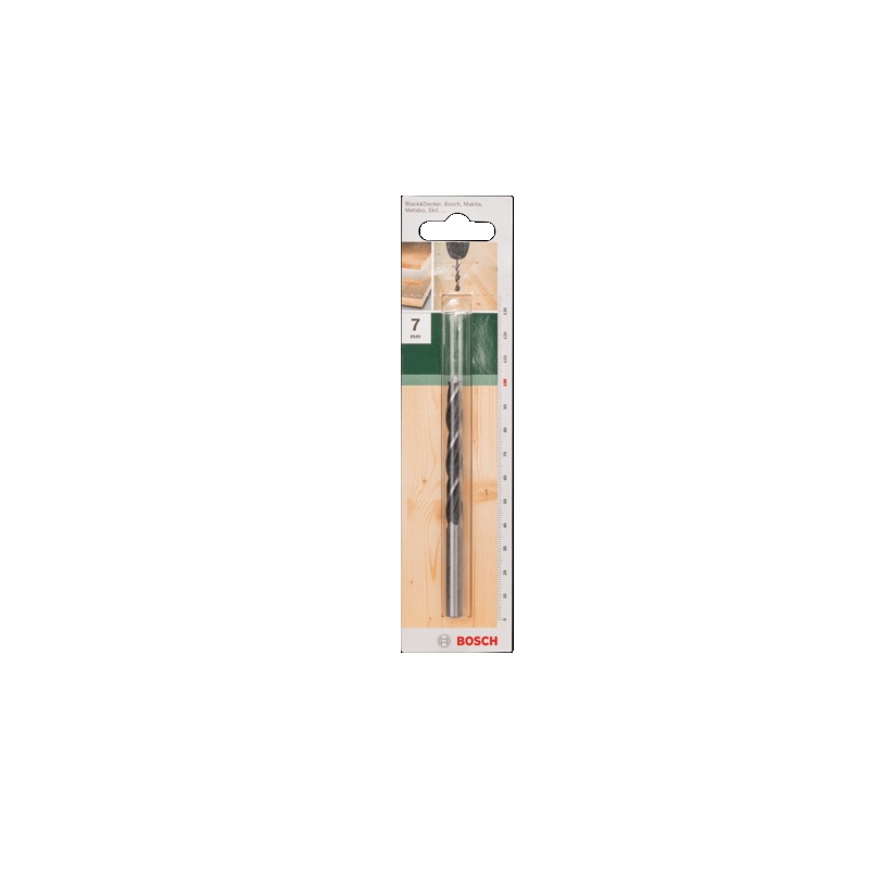 Burghiu pentru lemn cu cap asimetric, 7 x 65 x 100 mm, Bosch