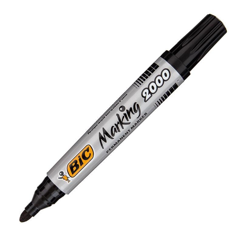 Marker permanent BIC Marking 2000 Negru, 1.7 mm, varf rotund