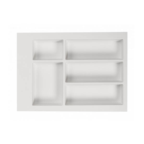 GTV Organizator sertar PVC, 400 mm, alb pentru casa si proiecte eficiente