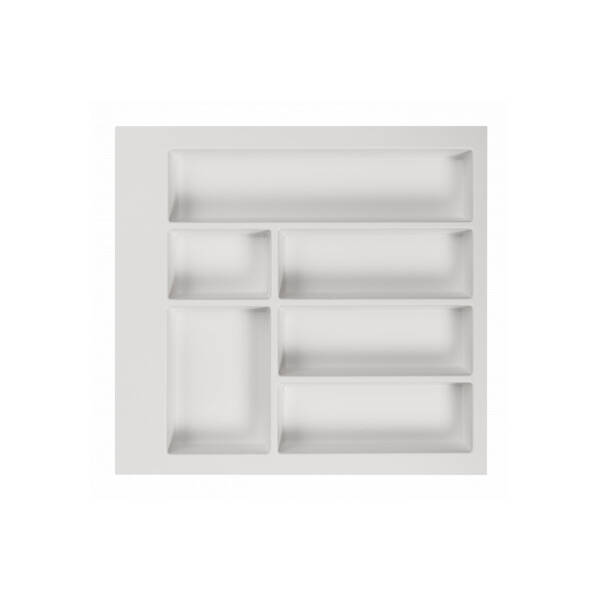 GTV Organizator sertar PVC, 500 mm, alb pentru casa si proiecte eficiente