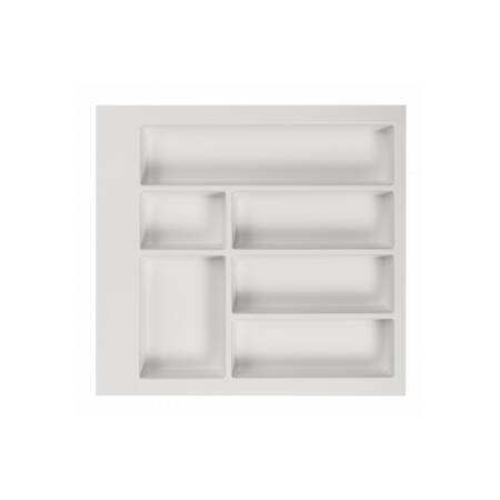 Organizator sertar PVC, 500 mm, alb