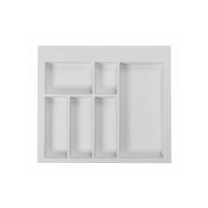 Organizator sertar PVC, 600 mm, alb