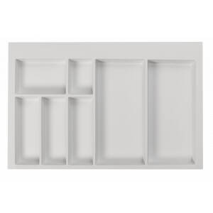 Organizator sertar PVC, 800 mm, alb
