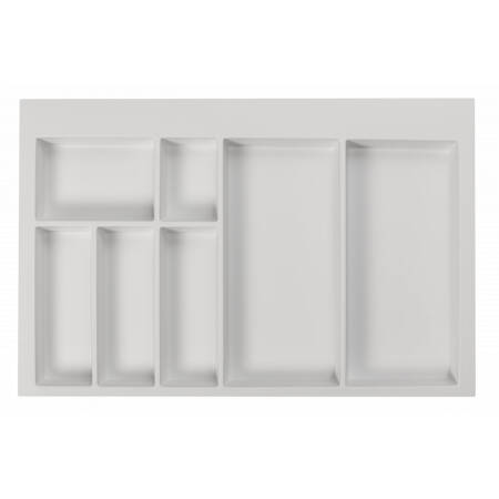Organizator sertar PVC, 800 mm, alb