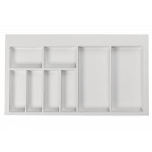 Organizator sertar PVC, 900 mm, alb