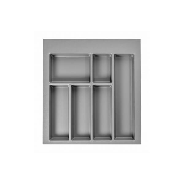 GTV Organizator sertar PVC, 500 mm, antracit pentru casa si proiecte eficiente