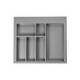 Organizator sertar PVC, 600 mm, antracit