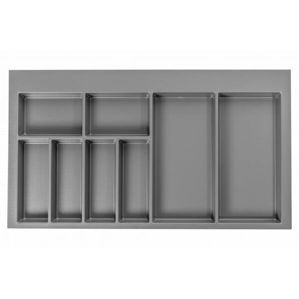 GTV Organizator sertar PVC, 900 mm, antracit pentru casa si proiecte eficiente