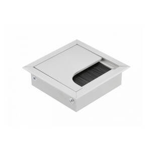 Trecere cablu MERIDA, 80x80mm, aluminiu