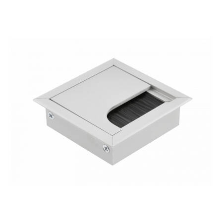 Trecere cablu MERIDA, 80x80mm, aluminiu