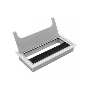 Trecere cablu MERIDA, 80x160mm, aluminiu