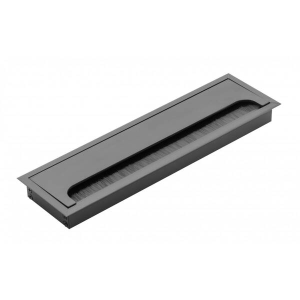GTV Trecere cablu MERIDA, 80x280mm, negru pentru casa si proiecte eficiente