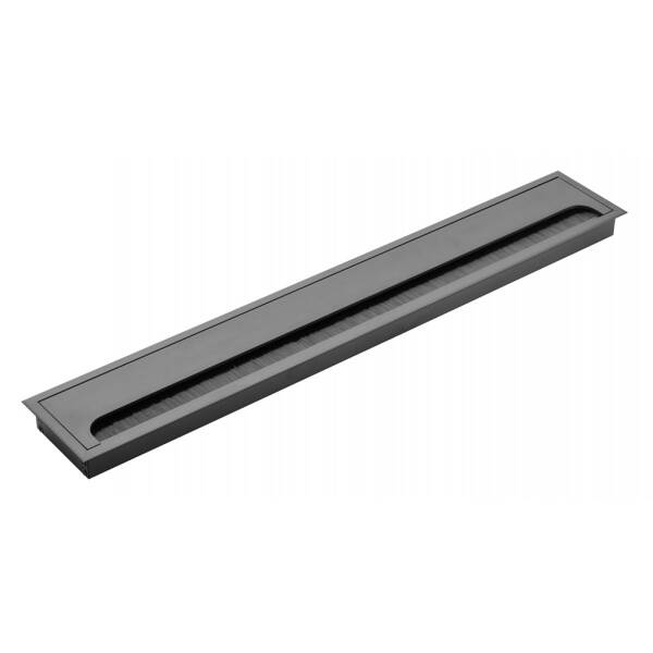 GTV Trecere cablu MERIDA, 80x500mm, negru pentru casa si proiecte eficiente