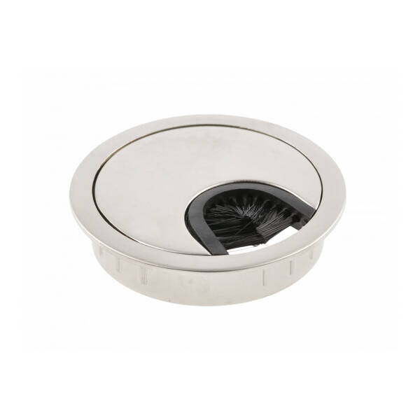 GTV Trecere cablu, metal, Ø60mm, satin pentru casa si proiecte eficiente