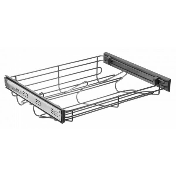 GTV Suport pantofi SMART, cu amortizare, 700 mm, gri antracit