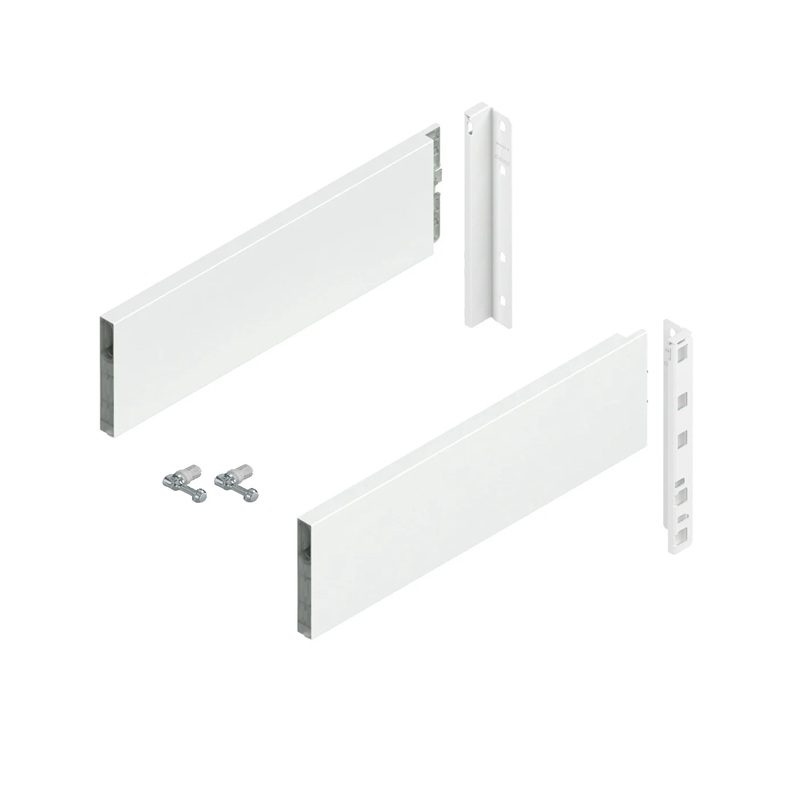 Boxcap 450 Merivobox Alb Matase (spate E, cuplaje lonjeron), cuplaj inserta, Blum pentru casa si proiecte eficiente