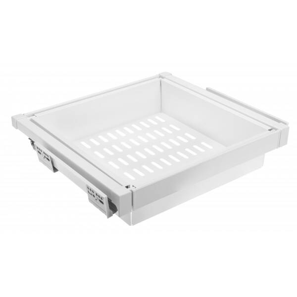 GTV Cos de rufe metalic ELITE, cu amortizare, 700 mm, alb