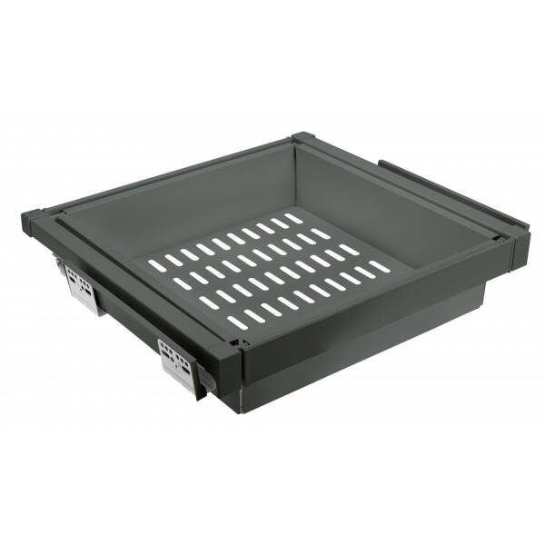 GTV Cos de rufe metalic ELITE, cu amortizare, 900 mm, gri antracit
