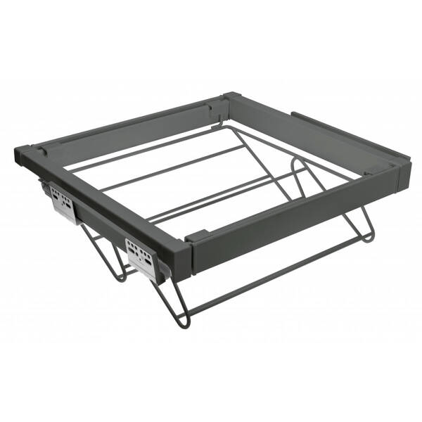 GTV Suport pantofi ELITE, cu amortizare, 600 mm, gri antracit