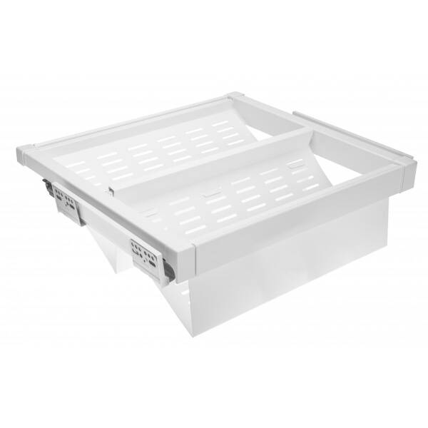 GTV Suport pantofi metalic ELITE, cu amortizare, 900 mm, alb