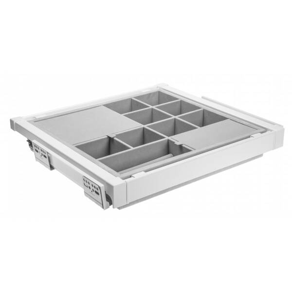 GTV Sertar organizator ELITE, cu amortizare, 900 mm, alb