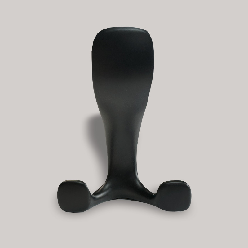 Cuier metalic 8143L, 3 agatatori, negru