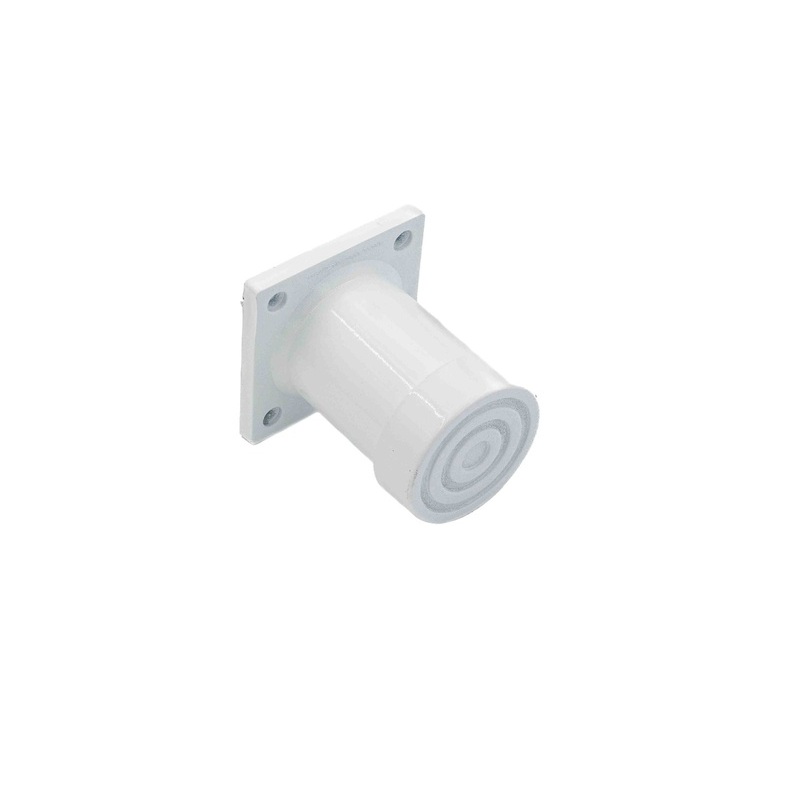 Picior mobilier rotund SEDEF, plastic, H50, finisaj alb