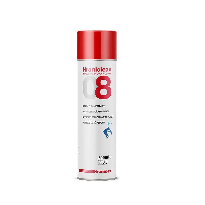 Solutie de curatat spray HRANICLEAN 08, suprafete delicate, 600 ml pentru casa si proiecte eficiente