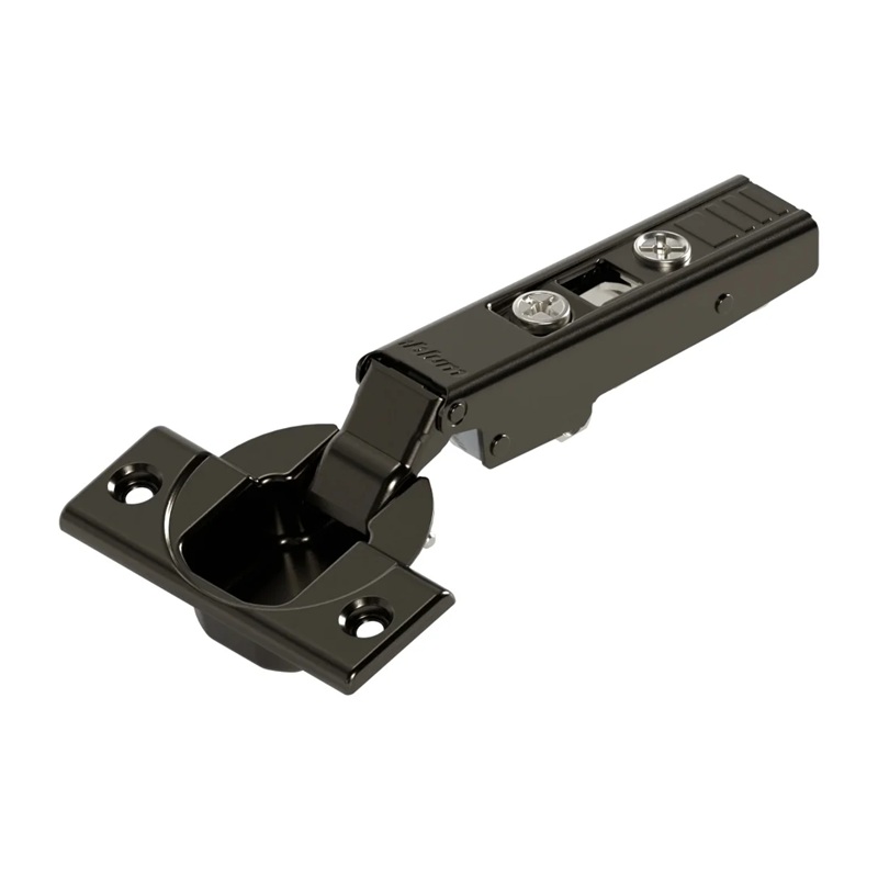 Balama clip top 110 grade, aplicata, fara arc, negru, Blum