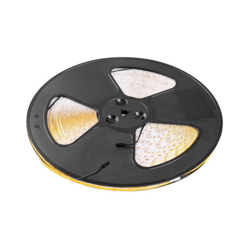 Banda LED 10W/m, lumina calda, 24V, 2700K, rola 50 metri