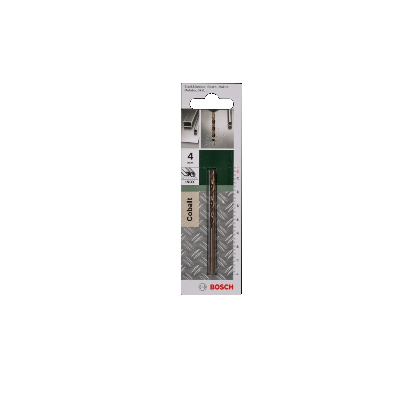 Burghiu Metal HSS-Co, DIN 338 4 x 43 x 75 mm, Bosch