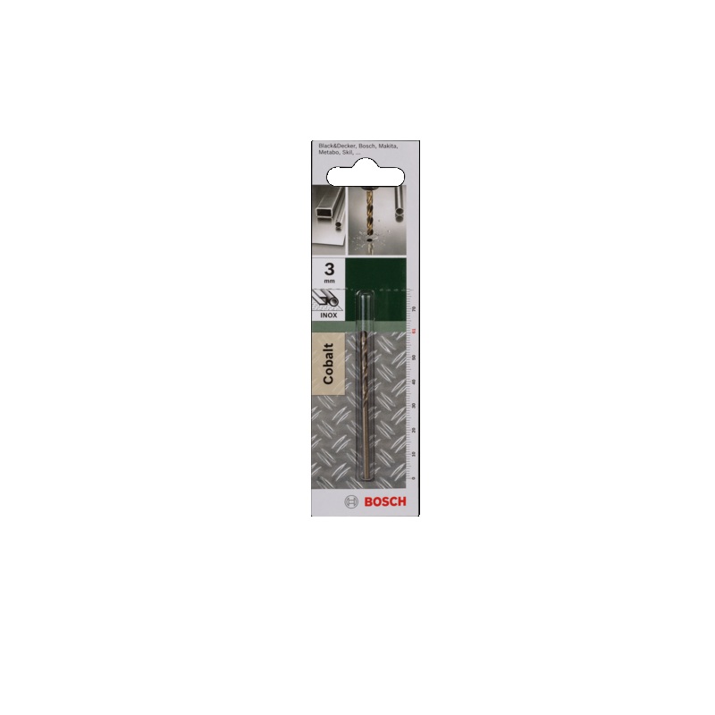 Burghiu Metal HSS-Co, DIN 338 3 x 33 x 61 mm, Bosch