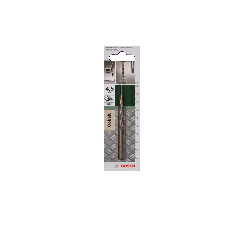 Burghiu Metal HSS-Co, DIN 338 4.5 x 47 x 80 mm, Bosch
