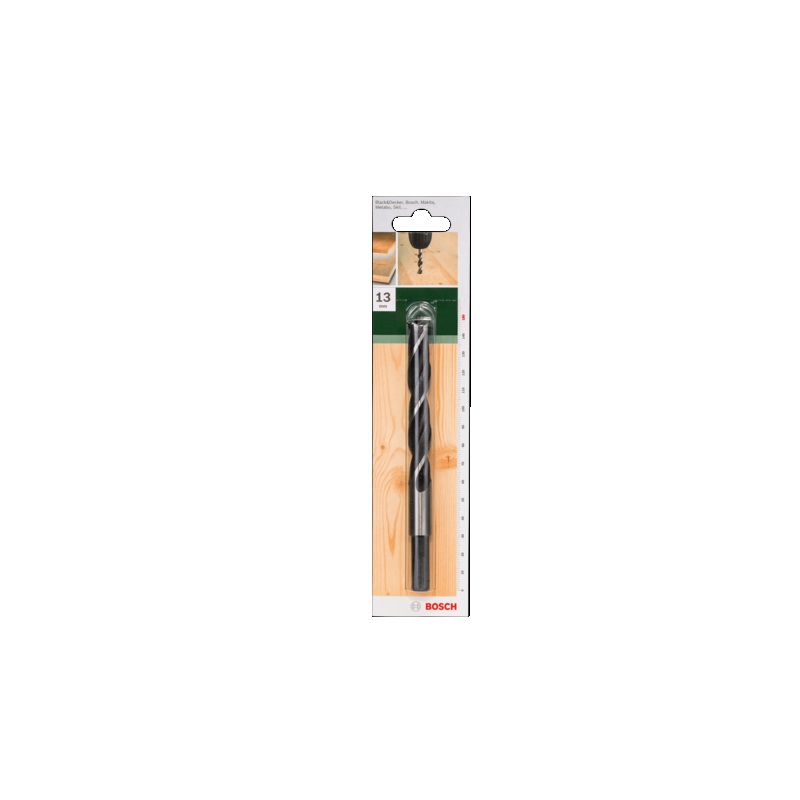 Burghiu pentru lemn cu cap asimetric, 13 x 95 x 150 mm, Bosch