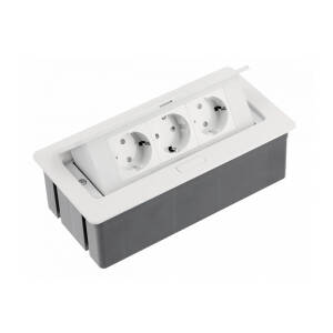 Priza incorporabila SOFT, alb