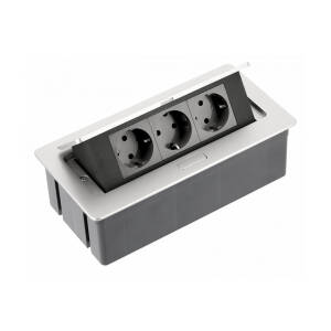 Priza incorporabila SOFT, gri