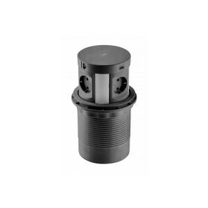 Priza incorporabila COMFORT PLUS , negru