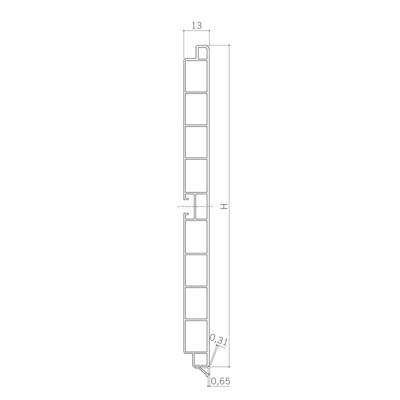 Plinta PVC pentru bucatarie, H 100mm, folie neagra, 4 metri (debitare maxim 3 metri) 2
