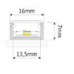 PROFIL LED LINE XL ALUM 2M 2 