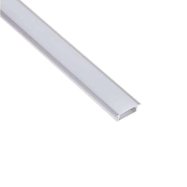 Profil banda led, INLINE MINI XL, cu masca, finisaj aluminiu, 2 metri