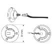 SUPORT PROFIL LED BARA HAINE PLASTIC 2.1