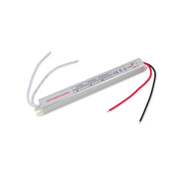 Transformator banda led slim IP20 12V 2A 24W pentru casa si proiecte eficiente