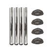 Picior masa rotund, inaltime 710 mm, eco, finisaj crom, set 4 bucati