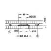 Placa rotativa 360° 57x57x10.5 50 KG (3)