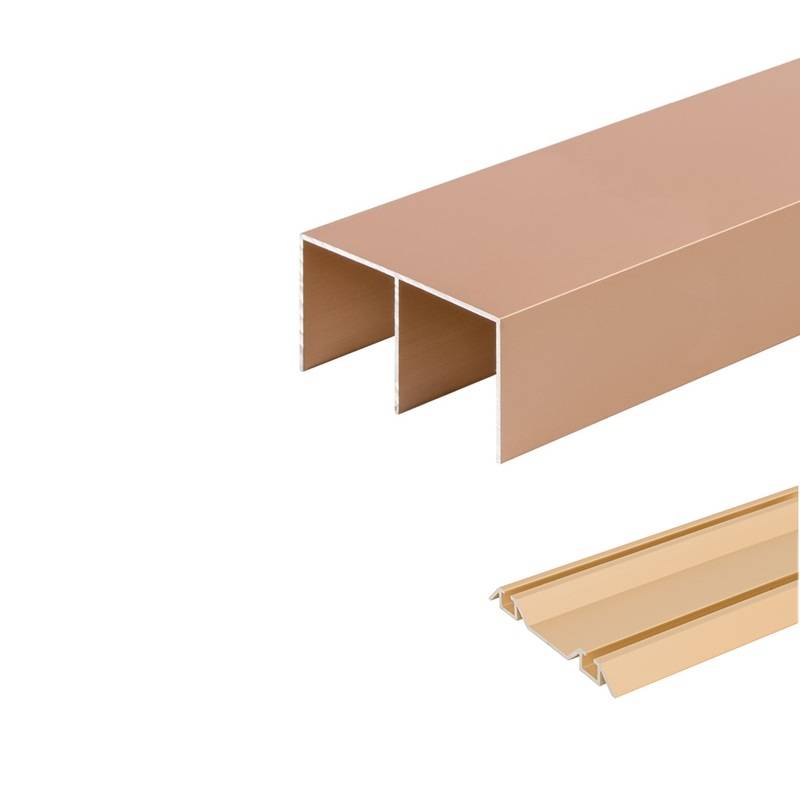 KIT sine pentru dressing, dubla, Adoor, finisaj auriu anodizat, 3 metri, Hafele