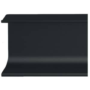 Profil maner orizontal Gola negru mat tip C 3 m